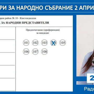 Преференции пращат дупничанката Радослава Чеканска в Народното събрание?