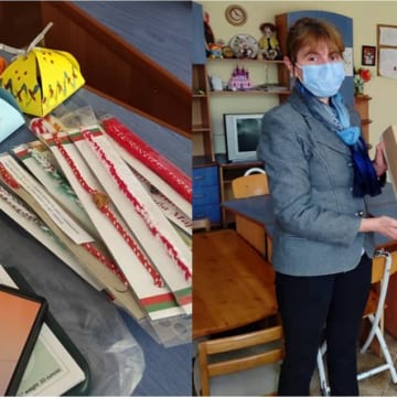 Баба Марта донесе комуникатор на децата от дневен център „Вяра, надежда и любов” в Кюстендил